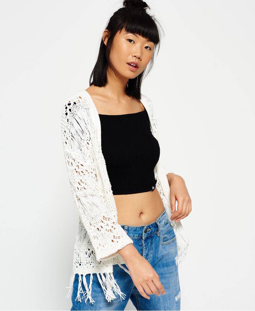 Superdry Womens Willow Crochet Kimono