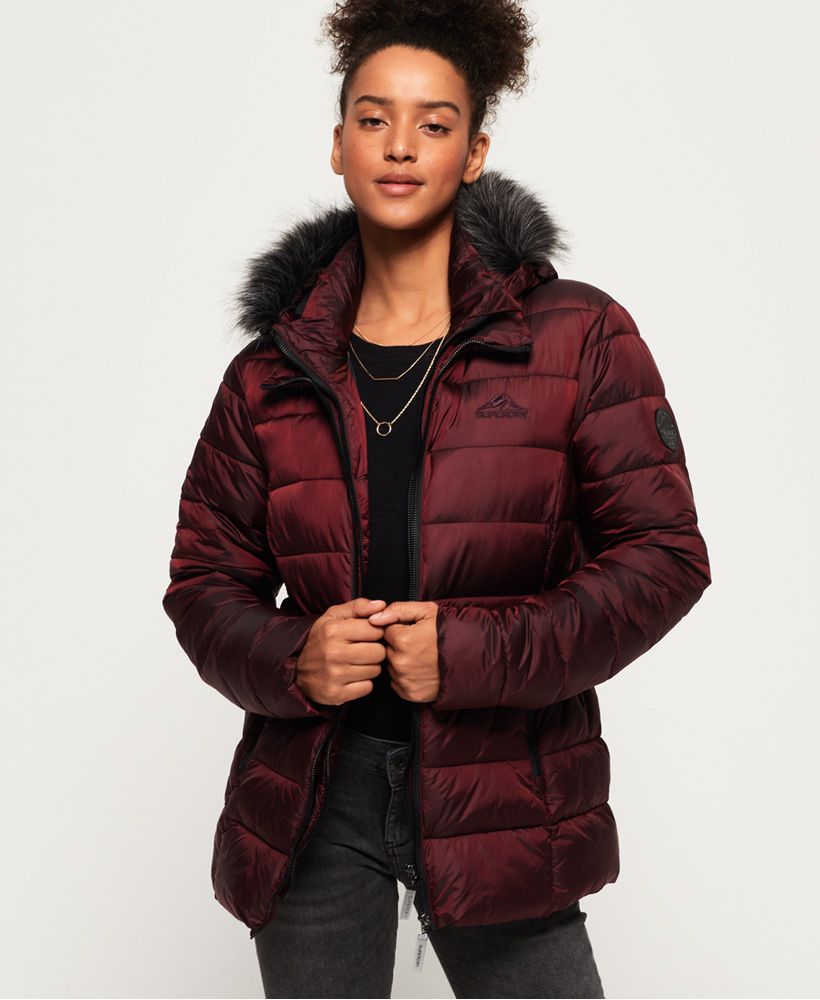 Superdry Taiko Padded Faux Fur Jacket