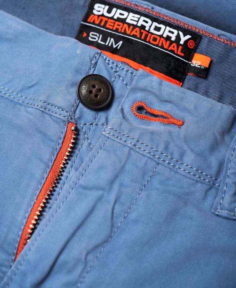 international slim chino lite shorts