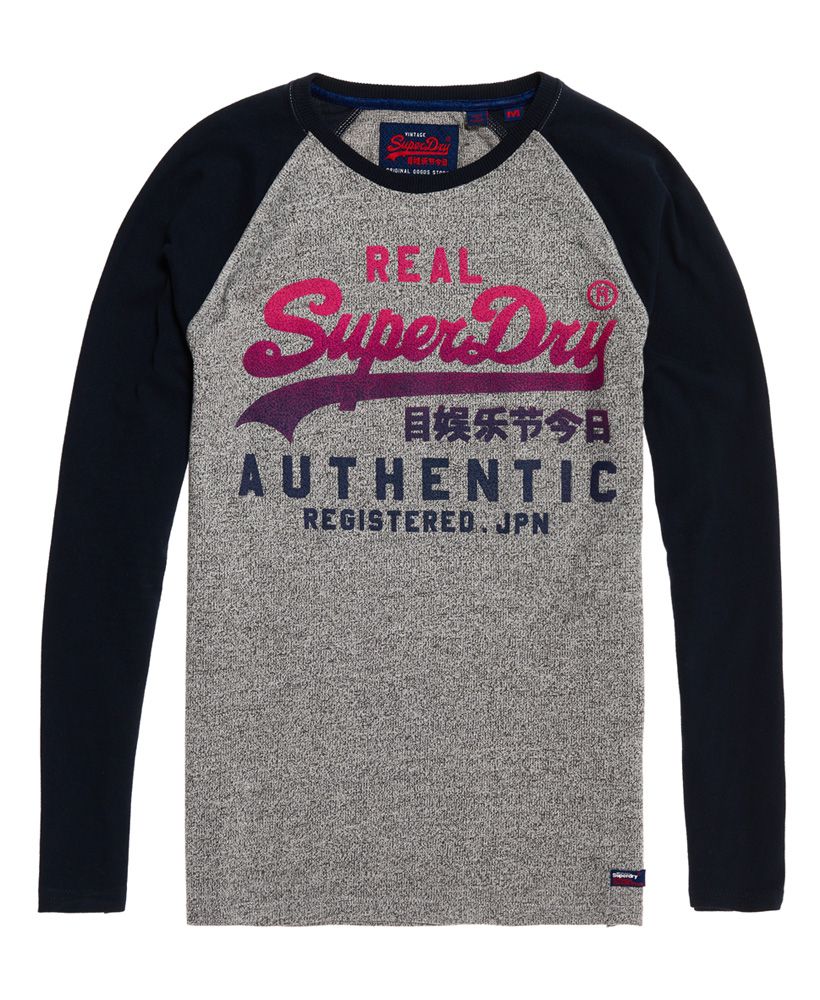 Superdry Vintage Authentic Raglan Long Sleeve T-Shirt