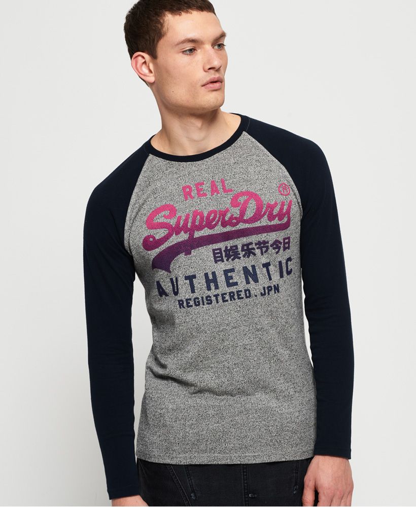 Superdry Vintage Authentic Raglan Long Sleeve T-Shirt