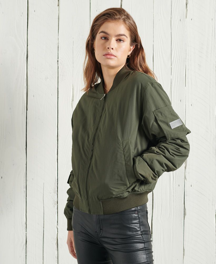 superdry hooded bomber jacket