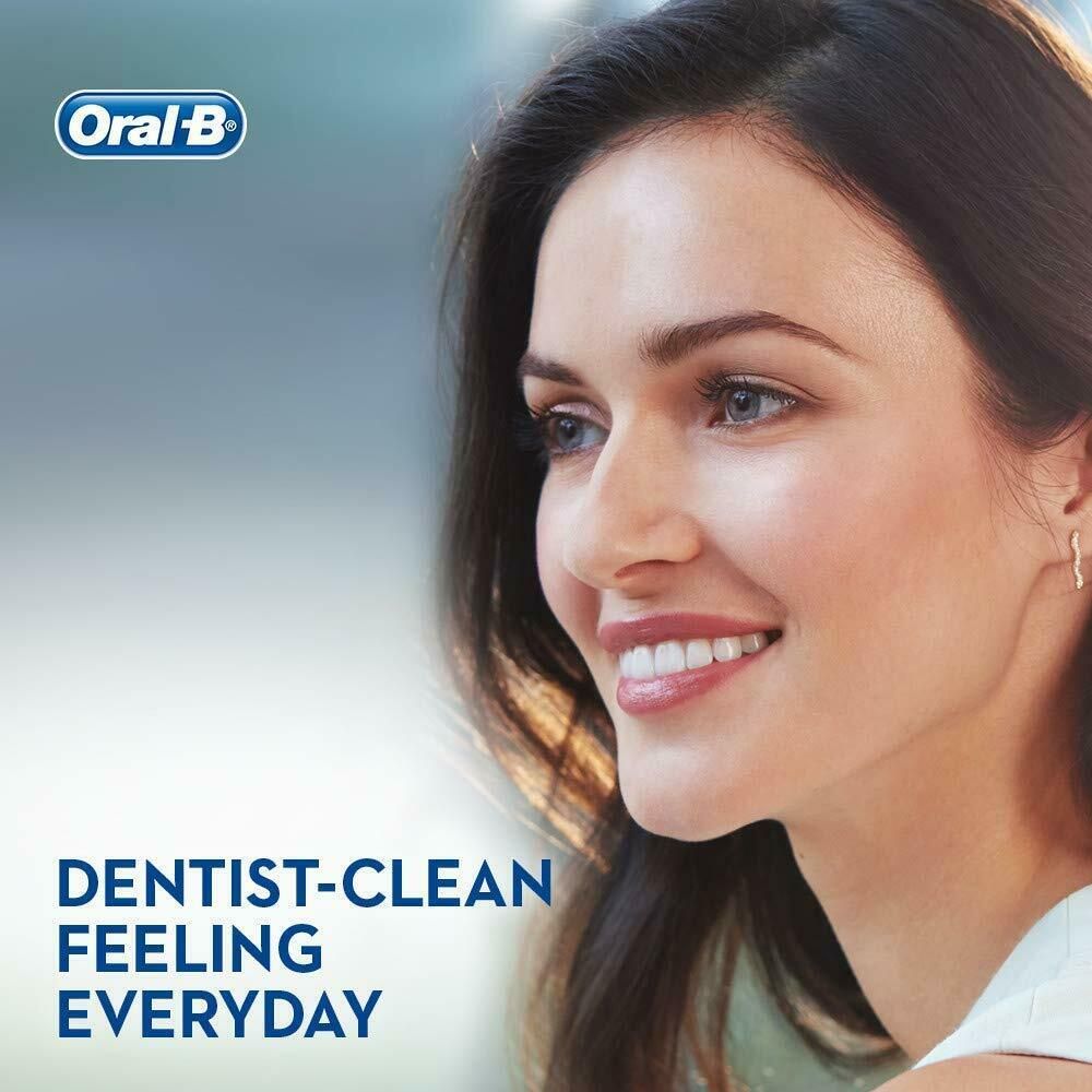 Oral-B Vitality Pro White And Clean Electric Rechargeable Toothbrush With Timer

Designed to help remove surface stains. Oscillates and rotates to break up plaque and sweep it away. Tooth-by-tooth custom cleaning. Superior cleaning compared to your regular toothbrush, Oral-B vitality white andclean offers superior cleaning and plaque removal. Its brush head adapts to each individual tooth to clean away plaque and gently remove stains. Why use a rechargeable toothbrush? Oral-B is a dentist recommended electric toothbrush brand worldwide. Dentists recommend now using a rechargeable toothbrush to help eliminate common brushing errors, which can lead to more serious oral care problems. All Oral-B rechargeable toothbrushes are clinically proven to remove more plaque than a manual toothbrush.

Oral-B Vitality white and clean electric rechargeable toothbrush powered by Braun

Discover the next level of oral care, brought to you by Oral-B, a worldwide leader in toothbrushes *. Each Oral-B electric toothbrush provides a clean vs. a regular manual toothbrush. Find your ideal electric toothbrush from Oral-B - the #1 dentist used and recommended brand, worldwide. *

* Based on surveys of a representative worldwide sample of dentists carried out for P&G regularly


Oral-B Vitality White and Clean Electric Rechargeable Toothbrush
The Oral-B Vitality electric toothbrush provides a clinically proven clean vs. a regular manual toothbrush. The round shape of the White + Clean toothbrush head is designed to clean tooth by tooth, and 2D cleaning action oscillates and rotates for better plaque removal than a regular manual toothbrush. An in-handle timer helps you brush for a dentist-recommended 2 minutes.

The professionally inspired design of the toothbrush head surrounds each tooth as 2D cleaning action oscillates and rotates to remove more plaque than a regular manual toothbrush.
	
A helpful on-handle timer buzzes every 30 seconds to let you know when it�s time to focus on brushing the next quadrant of your mouth. The electric toothbrush also alerts when you have brushed for the dentist-recommended time of 2 minutes.
	
Daily Clean - comprehensive everyday cleaning.
	
Oral-B offers a variety of replacement toothbrush heads to fit your personal oral health needs. The Oral-B Vitality electric toothbrush is compatible with a wide range of Oral-B electric toothbrush heads so you can get the clean you need, every time. Remember to change your toothbrush head as dentists recommend, every three or four months or when bristles are faded and worn to maintain a high level of cleanliness.
Oral-B Vitality white and clean electric rechargeable toothbrush powered by Braun

The Oral-B Vitality electric toothbrush features 2D cleaning action that cleans in two ways - oscillates and rotates - to remove more plaque than a regular manual toothbrush. However, when you upgrade to other electric toothbrushes, you can experience the cleaning power of 3D cleaning action that oscillates, rotates and pulsates for up to 100 per cent more plaque removal.* *vs. a regular manual toothbrush.


Directions : For different benefits, also try with compatible brush heads: - Sensitive Clean - Precision Clean - Floss Action - Dual Clean - Specialized Ortho heads

Safety Warnings : Periodically check the cord for damage. If the cord is damaged, take the charging unit to an Oral-B Braun Service Centre. A damaged or non-functioning unit must no longer be used. Not intended for use by children under age of 3 years. This appliance is not intended for use by children or persons with reduced physical, sensory or mental capabilities, unless they are supervised by a person responsible for their safety. In general. we recommend that you keep the appliance out of the reach of children. Children should be supervised to ensure they do not play with the appliance. If the product is dropped, the brush head should be replaced before the next use, even if no damage is visible. Do not place or store the charger where it can fall or be pulled into a tub or sink. Do not place the charger in water or other liquid. Do not reach for a charger that has fallen into water. Unplug immediately. Do not modify or repair the product. This may cause fire, electric shock or injury. Conmsult your dealer for repairs or contact an Oral-B Service Centre. Do not disassemble the product except when disposing of the battery. When taking out the bnattery for disposal, use caution not to short the positive (+) and negative (-) terminals. Do not insert any object into any opening of the appliance / charging unit. Do not touch the power plug with wet hands. This can cause electric shock. When unplugging, always hold the power plug instead of the cord. Use this product only for its intended use as described. Do not use attachments which are not recommended by the manufacturer. If you are undergoing treatment for any oral care condition, consult your dental professional prior to use.

Not Available for the following postcodes:
AB, BT, DB99, DD9-11, EH35-46, FK18-21, AB, BT, DB99, GY, HS, IM, IV, KA27, KA28, KW, KY9-16, PA, PH, PO30-41, TD, TR21-25, ZE