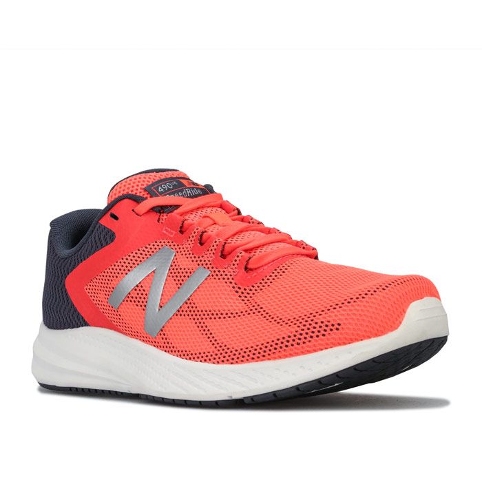 Womens New Balance 490v6 Running Shoes in orange.<BR><BR>- Breathable mesh upper with synthetic overlays.<BR>- Lace up fastening.<BR>- Padded collar and tongue.<BR>- Comfortable textile lining.<BR>- Removable Response 1.0 cushioned performance sockliner.<BR>- ACTEVA midsole cushioning offers versatile  flexible support.<BR>- New Balance branding at tongue and side.<BR>- Durable rubber outsole.<BR>- Textile and synthetic upper  Textile lining  Synthetic sole.<BR>- Ref: W490LD6
