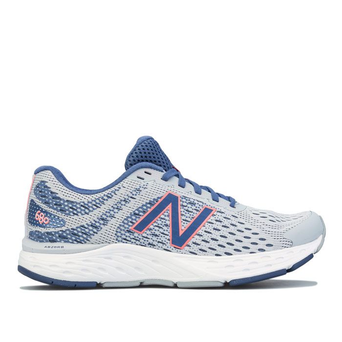 Women's New Balance 680 Running Trainers in Grey