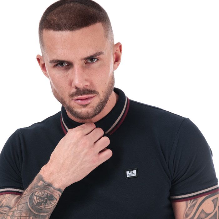 Mens Weekend Offender Liberty Tipped Polo Shirt. <BR>- Button placket <BR>- Straight hem <BR>- Ribbed cuffs & collar <BR>- Branding to chest <BR>- Tipped Detail to Collar<BR>- - 100% Cotton. Machine Washable <BR>- - Ref: WOSPO505