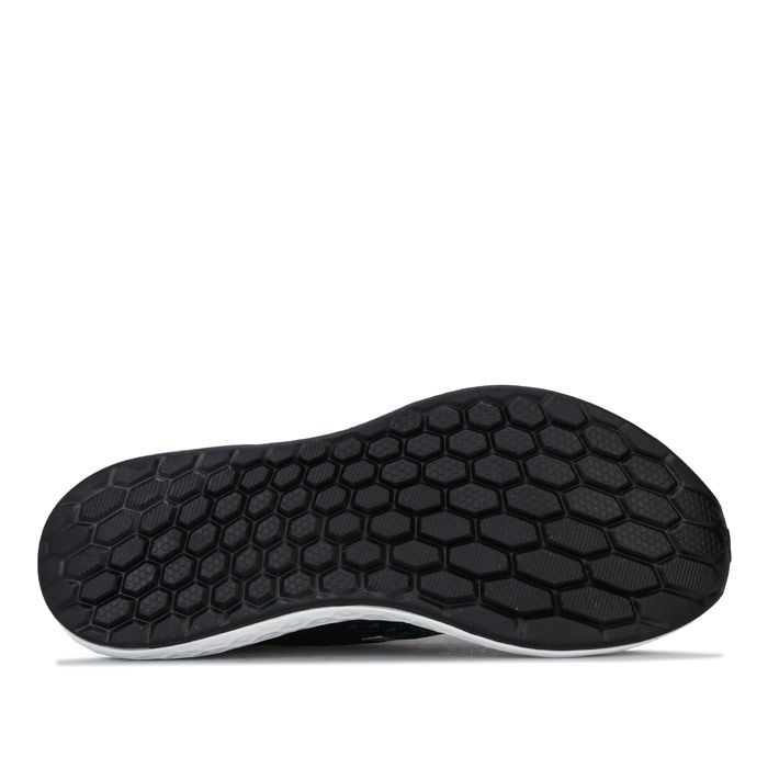Womens New Balance Fresh Foam Rise Running Shoes in black.<BR><BR>- Breathable mesh knit upper.<BR>- Lace up fastening.<BR>- Padded collar.<BR>- Comfortable textile lining.<BR>- Removable cushioned sockliner.<BR>- Fresh Foam midsole for an ultra-cushioned  lightweight ride.<BR>- Durable rubber outsole.<BR>- New Balance branding at tongue and side.<BR>- Textile upper  Textile lining  Synthetic sole.<BR>- Ref: WRISEBB