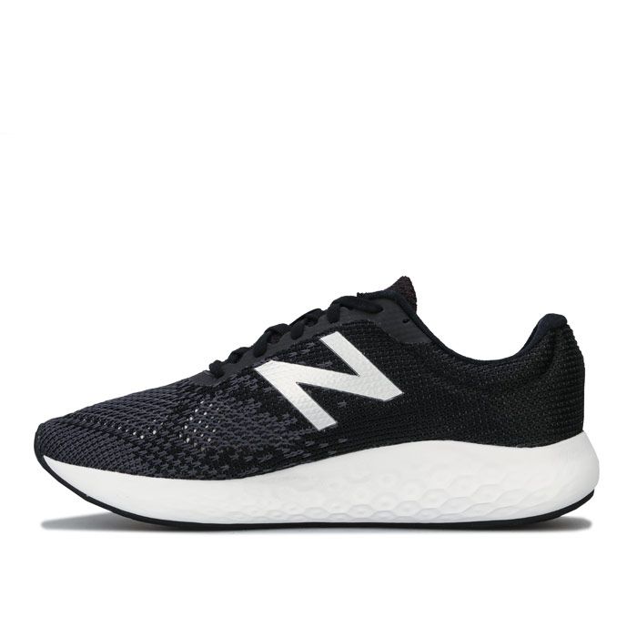 Womens New Balance Fresh Foam Rise Running Shoes in black.<BR><BR>- Breathable mesh knit upper.<BR>- Lace up fastening.<BR>- Padded collar.<BR>- Comfortable textile lining.<BR>- Removable cushioned sockliner.<BR>- Fresh Foam midsole for an ultra-cushioned  lightweight ride.<BR>- Durable rubber outsole.<BR>- New Balance branding at tongue and side.<BR>- Textile upper  Textile lining  Synthetic sole.<BR>- Ref: WRISEBB