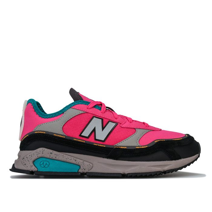 Womens New Balance X Racer Trainers in exuberant pink - black.<BR><BR>- Ripstop upper with synthetic overlays.<BR>- Lace up fastening.<BR>- Padded collar.<BR>- Comfortable textile lining.<BR>- Removable cushioned sockliner.<BR>- Premium ABZORB dual-density midsole absorbs impact through a combination of cushioning and compression resistance.<BR>- New Balance branding at tongue  side and heel.<BR>- Grippy rubber outsole.<BR>- Textile and synthetic upper  Textile lining  Synthetic sole.<BR>- Ref: WSXRCRP