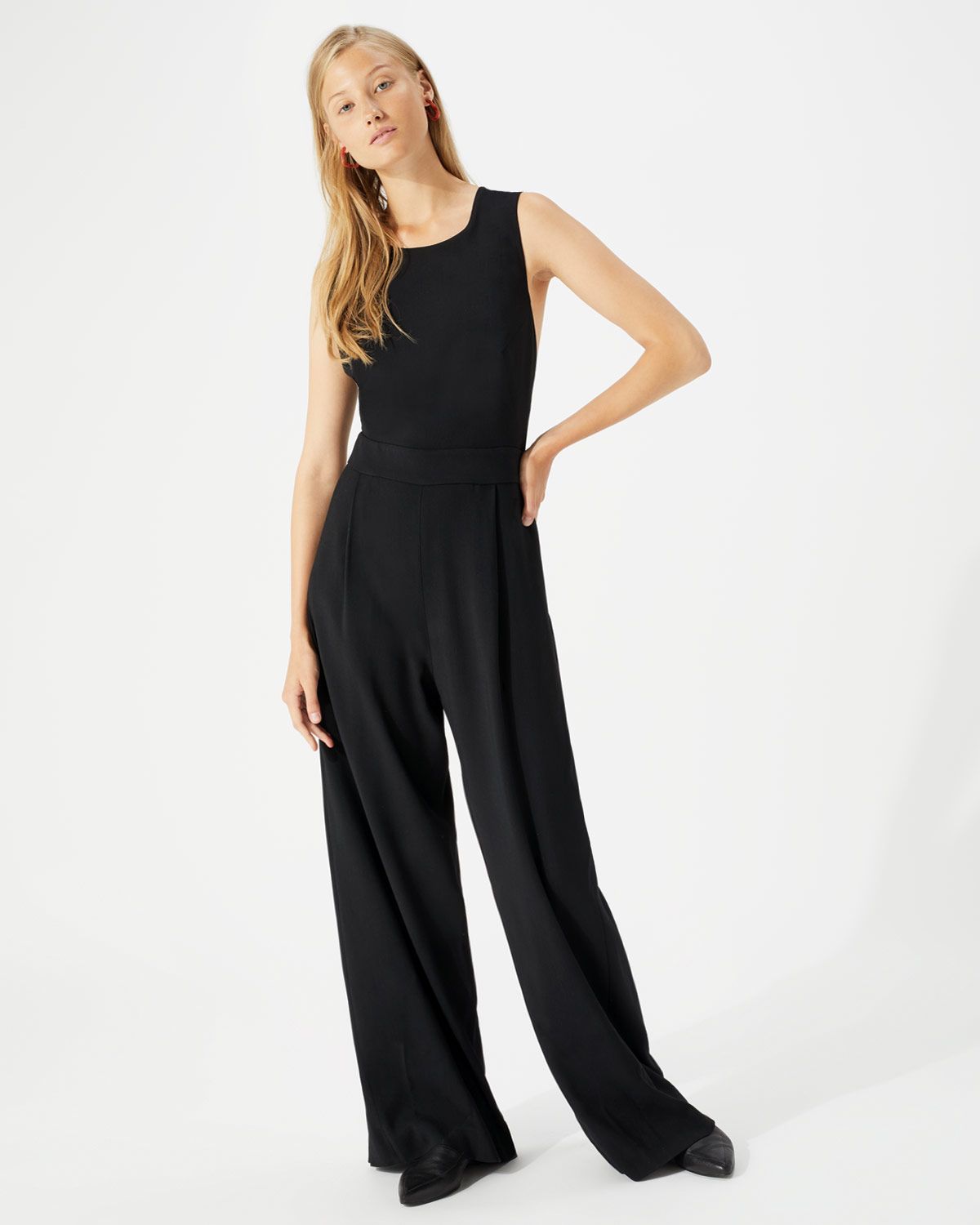 cross back jumpsuit