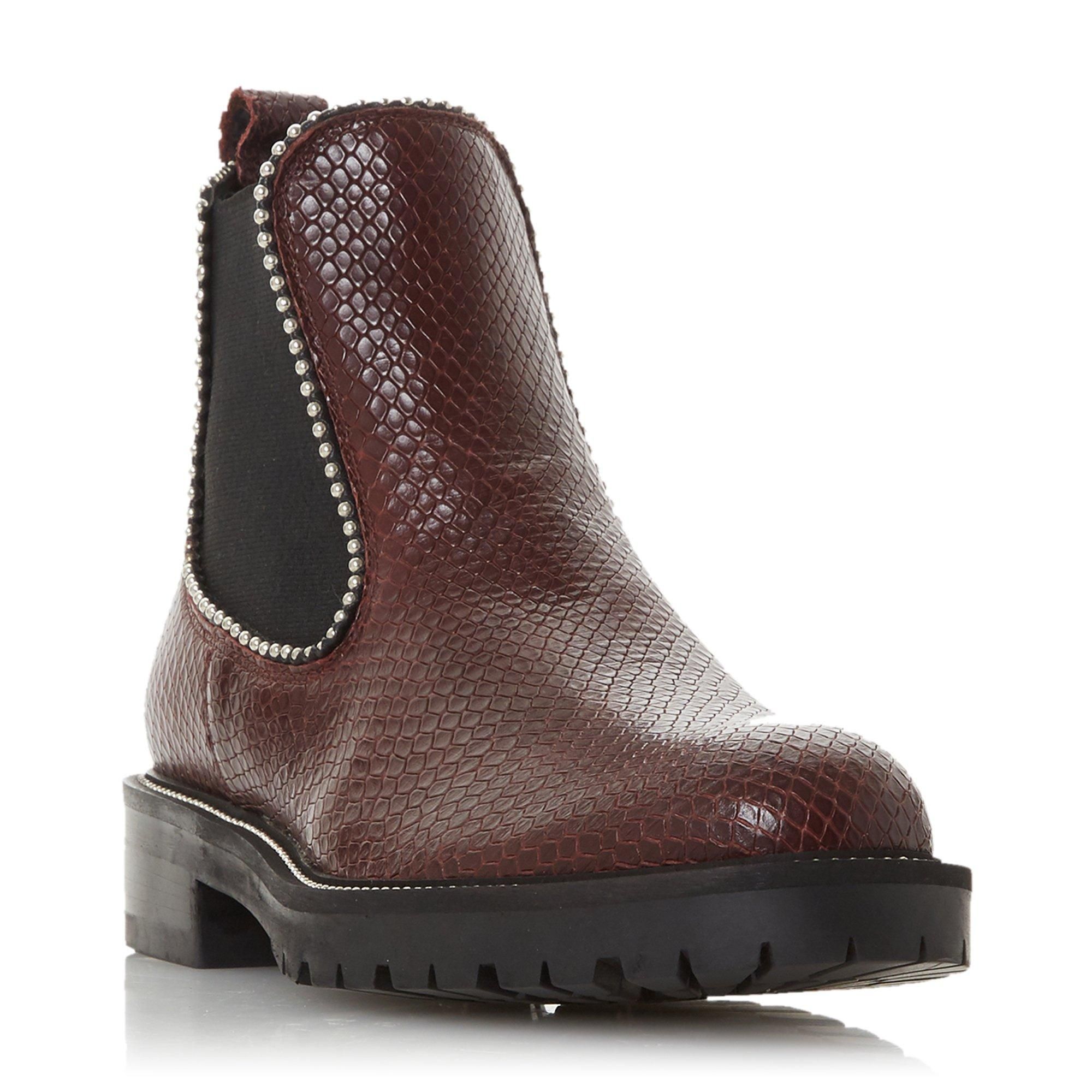 ladies studded chelsea boots