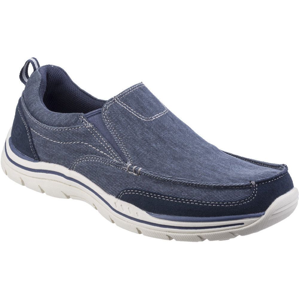 skechers canvas loafers