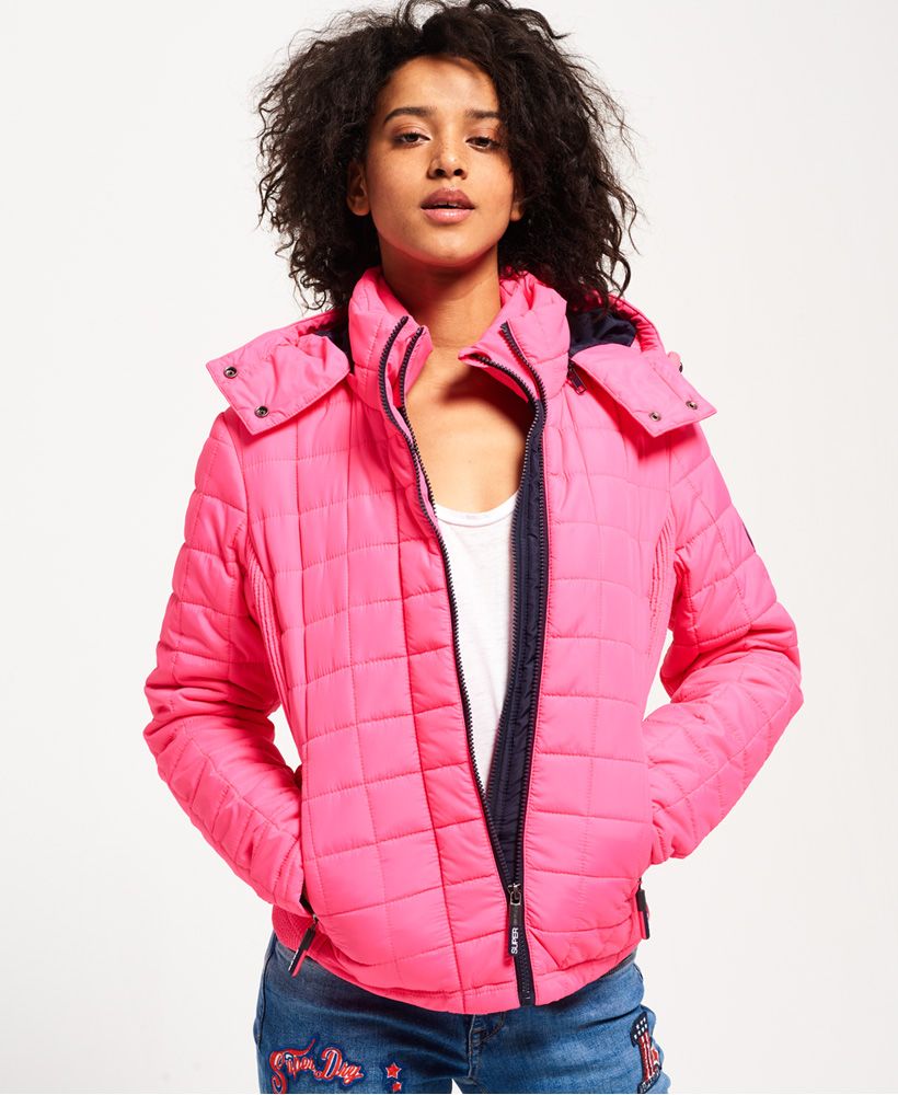 superdry box quilt fuji jacket womens