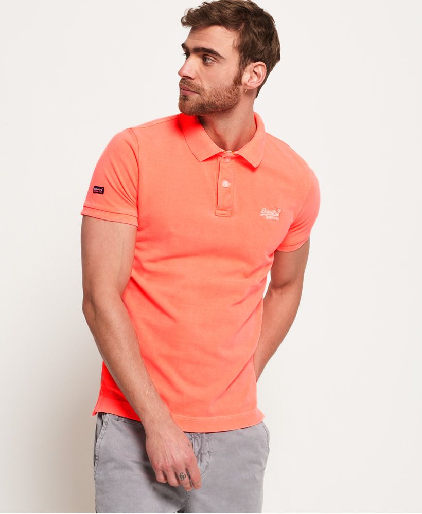 superdry pique polo