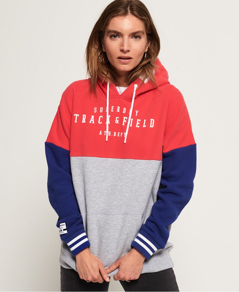 track and field superdry hoodie