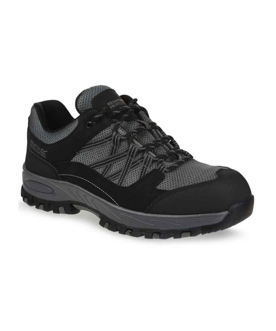 Regatta Unisex Adult Sandstone Safety Trainers (Briar/Black) - Size UK 7