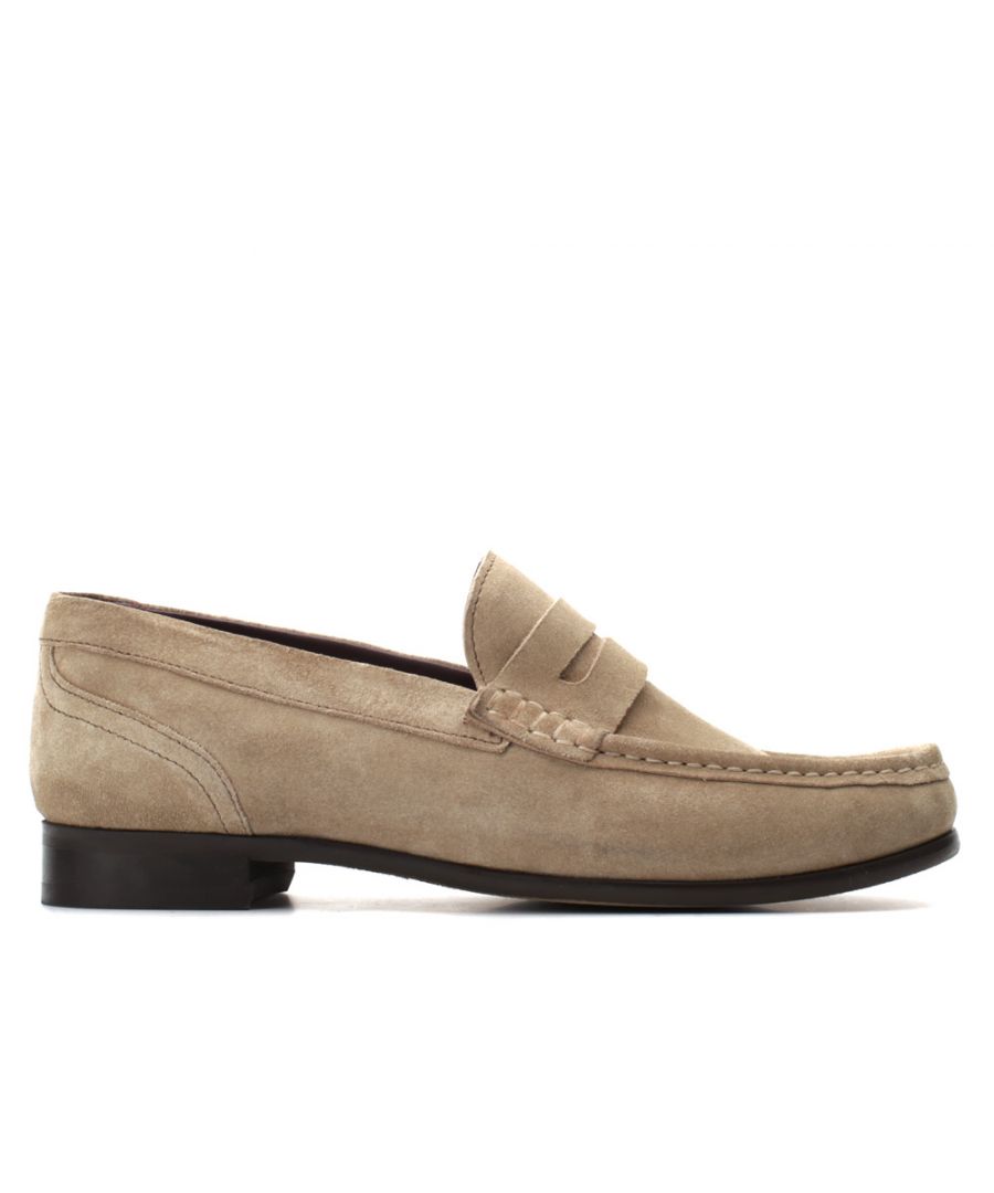 Image for Base London Cassio Suede Taupe Loafer