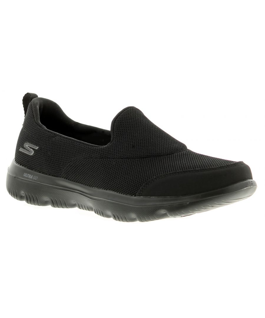 black skechers womens trainers