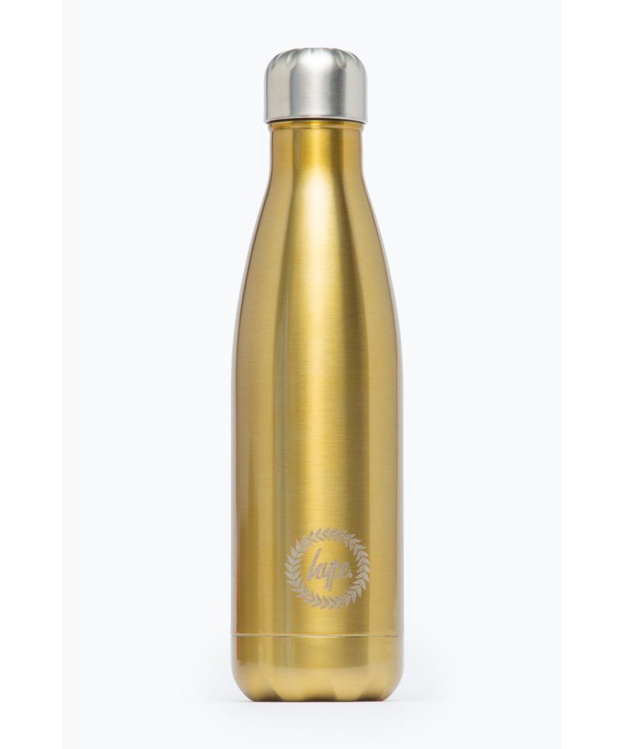 Image for Hype Gold Metal Water Bottle - 500Ml