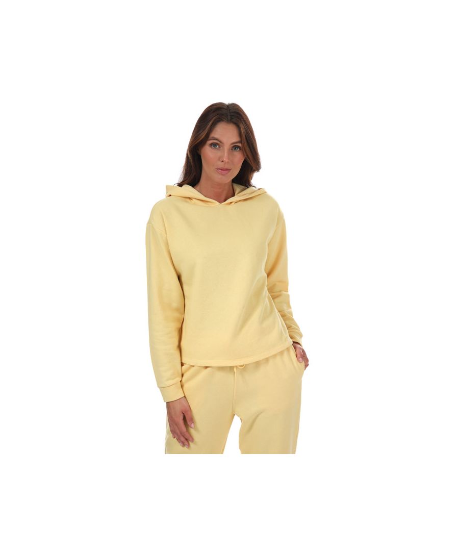 Only Comfy Life hoody voor dames in geel