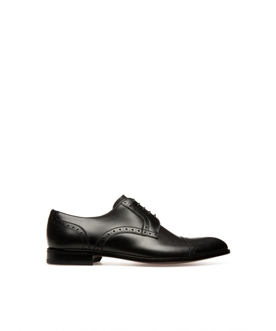 Image for Bally Mens Lace Up Brogues in Black