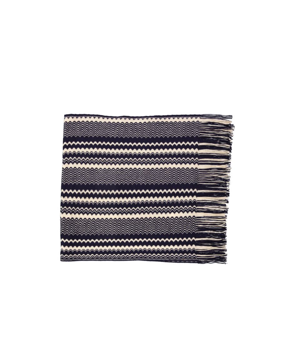 - Composition: 50% wool, 50% acrylic - Fringed trim - Size: 180 x 45 cm - Made in Italy - MPN SC47W1U8191_0004 - Gender: MEN - Code: ACC MI 1 SV 19 O57 S3 T
