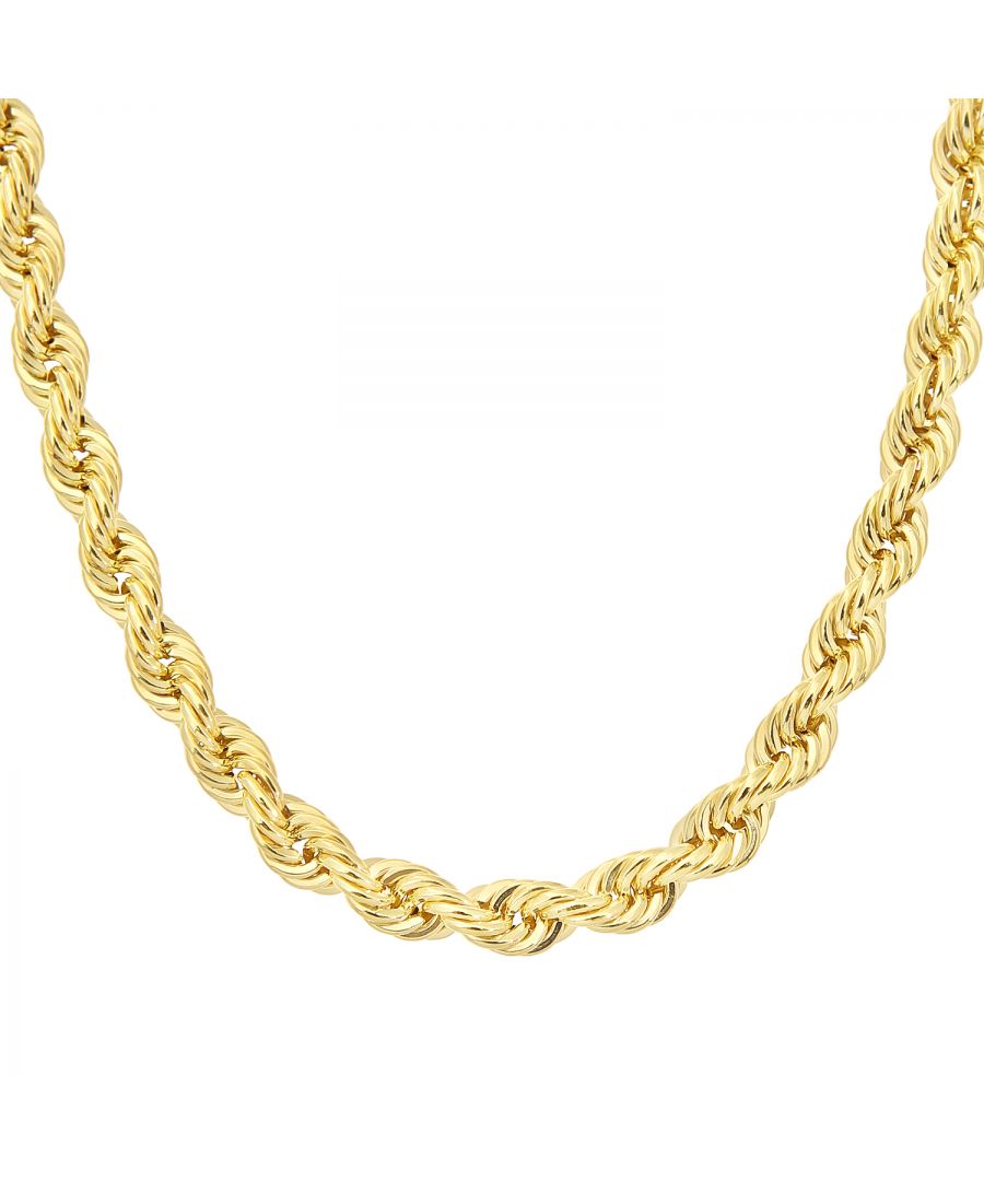 Image for 9ct Yellow Gold Thick Rope Chain Necklace 20 Inch/51cm Length