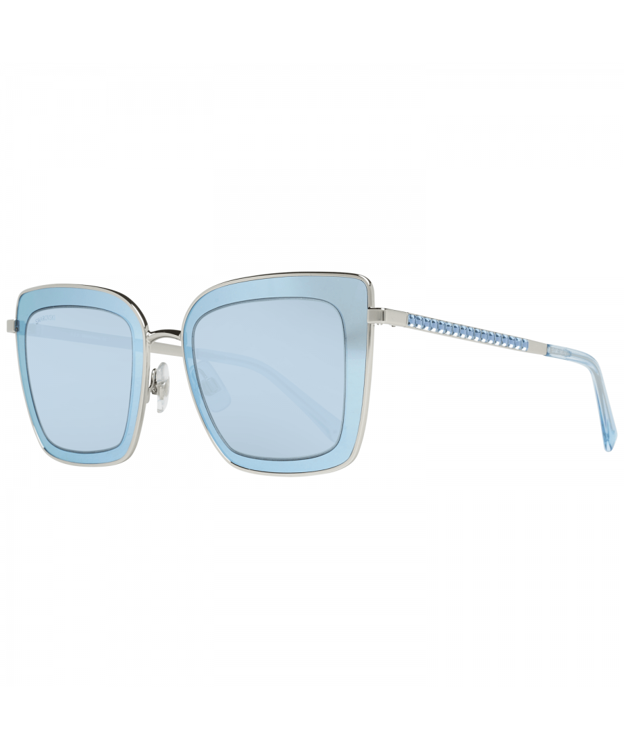 swarovski womens blue women sunglasses - multicolour - one size