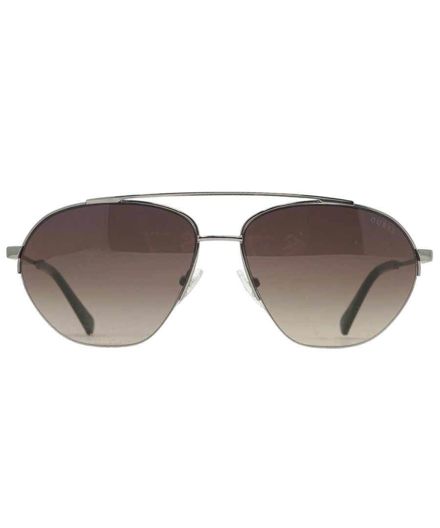 Guess GU00010 08F Sunglasses. Lens Width = 61mm. Nose Bridge Width = 15mm. Arm Length = 140mm. Sunglasses, Sunglasses Case, Cleaning Cloth and Care Instrtions all Included. 100% Protection Against UVA & UVB Sunlight and Conform to British Standard EN 1836:2005