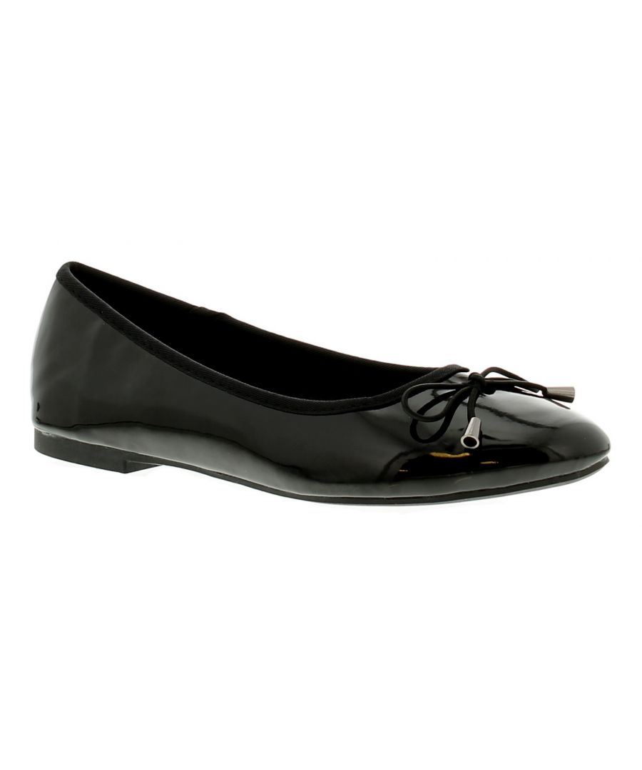 <Ul><Li>Platino Brittany 2 Womens Shoes In Black</Li><Li>New Ladies/Womens Patent Flat Ballerina Shoes With Shoe String Bow To Upper And Gunmetal Fittings To The End Of The Bow. Perfect Ballerina For Work, School Or Casual Wear! Easy To Slip On And Off And Will Be Comfortable For You On The Flat Sole. The Cute Bow Sets These Ballerinas Off Perfectly.</Li><Li>Manmade Upper</Li><Li>Manmade Lining</Li><Li>Synthetic Sole</Li><Li>Ladys Flats Black Slip Ons Ballerinas Office Wear Going Out Ballets</Li>