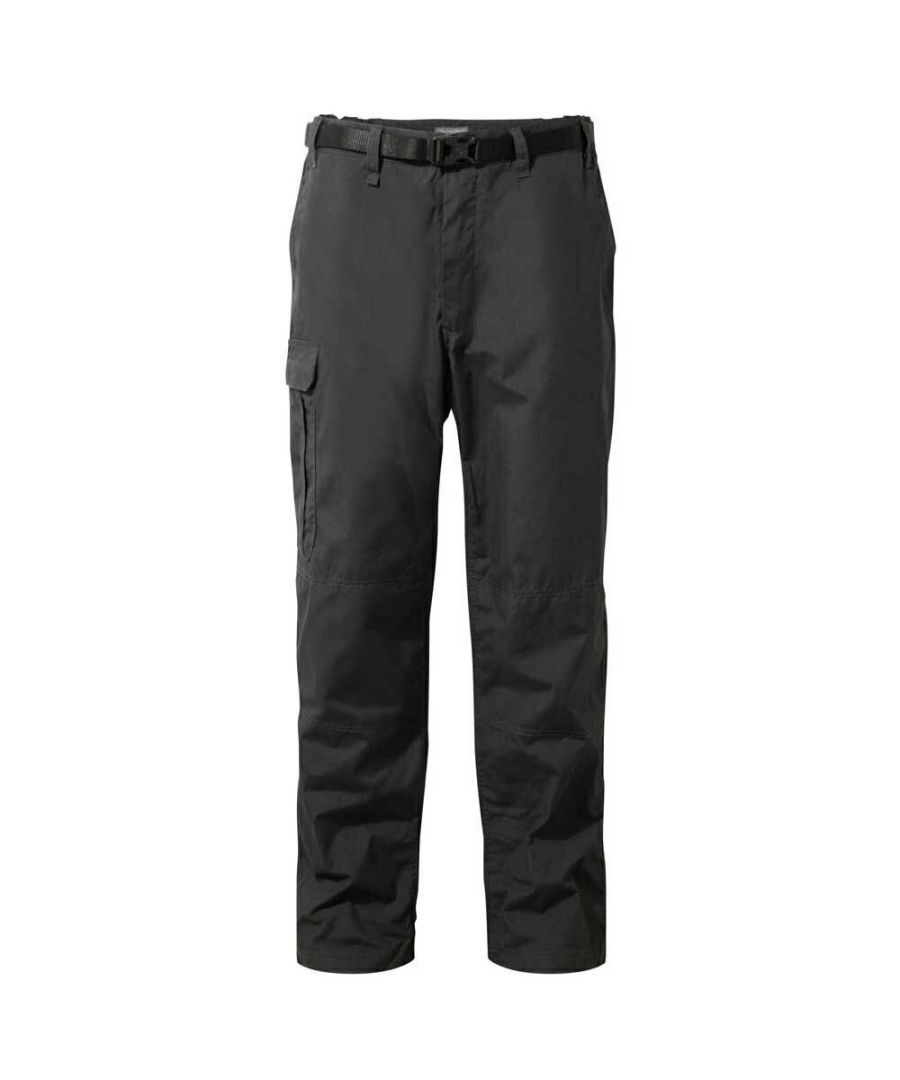Craghoppers Mens Kiwi Classic Trousers (Black Pepper) - Size 32W/32L