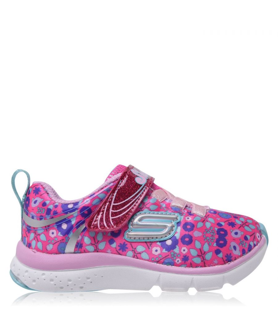 Image for Skechers Girls Jump Lites Trainers Sneakers Sports Shoes Infant Runners Running
