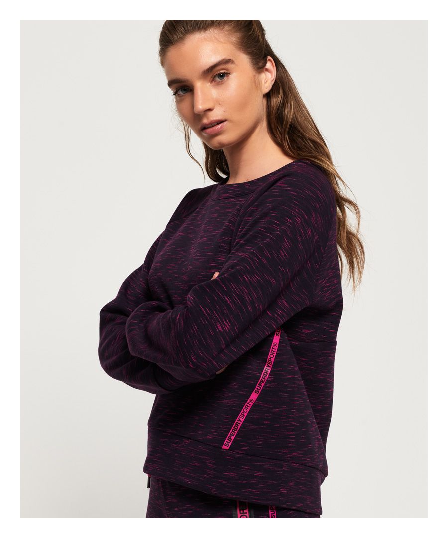 Image for Superdry Core Gym Tech Panel Crew Jumper