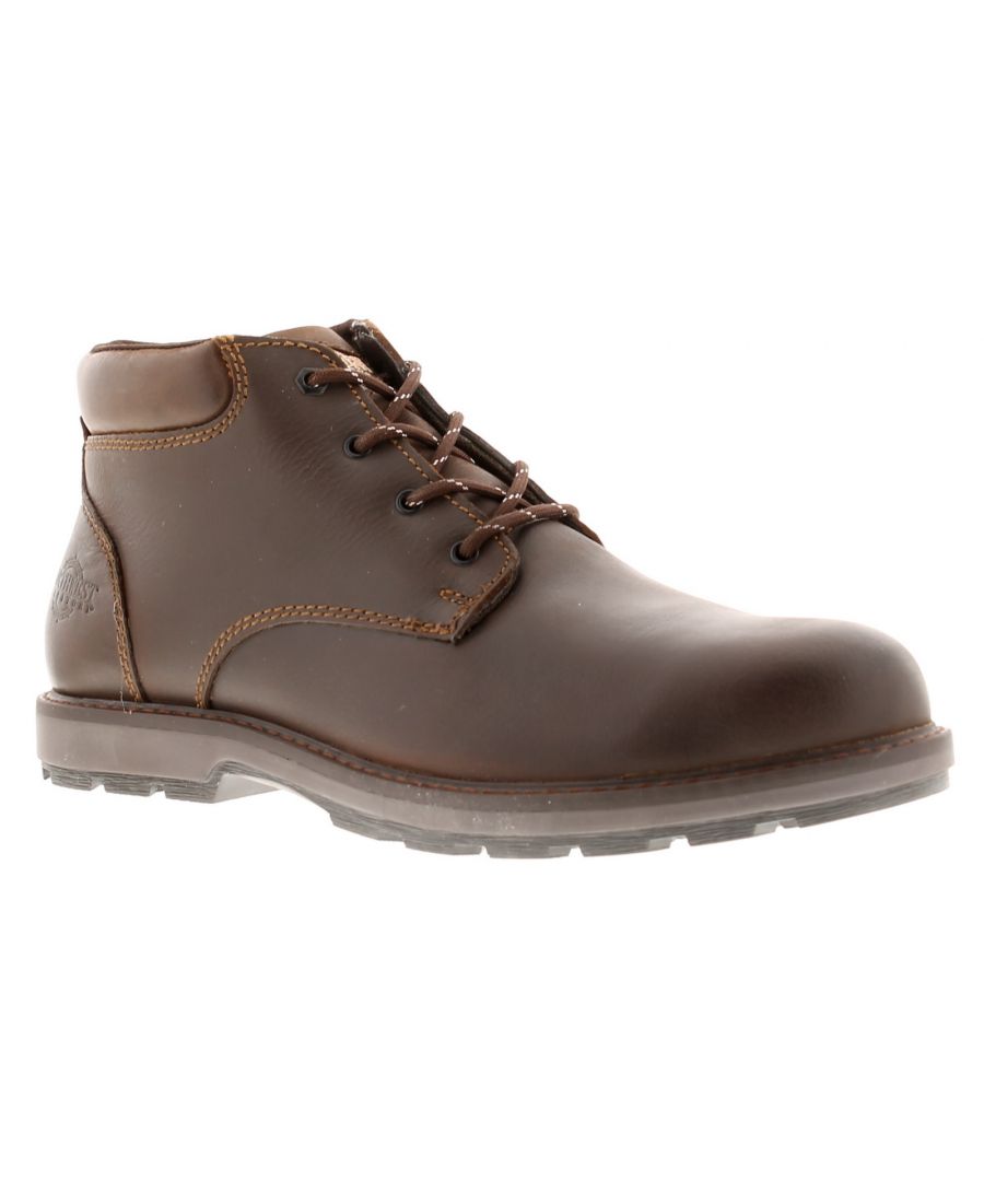 Image for Northwest Territory Sachs Mens Leather Desert Boots brown