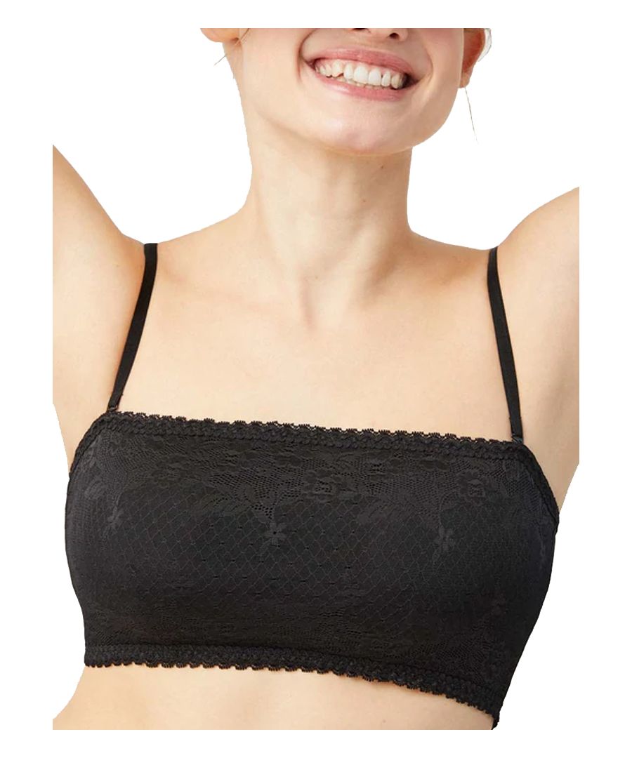 Ysabel Mora's bandeau bra is perfect for comfort. This bandeau have removable straps and cups for the best fit.