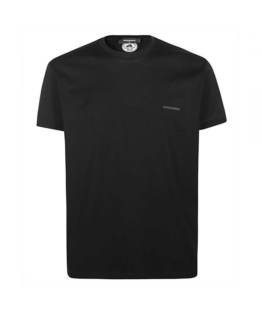 Dsquared2 zwart T-shirt met logo op de borst