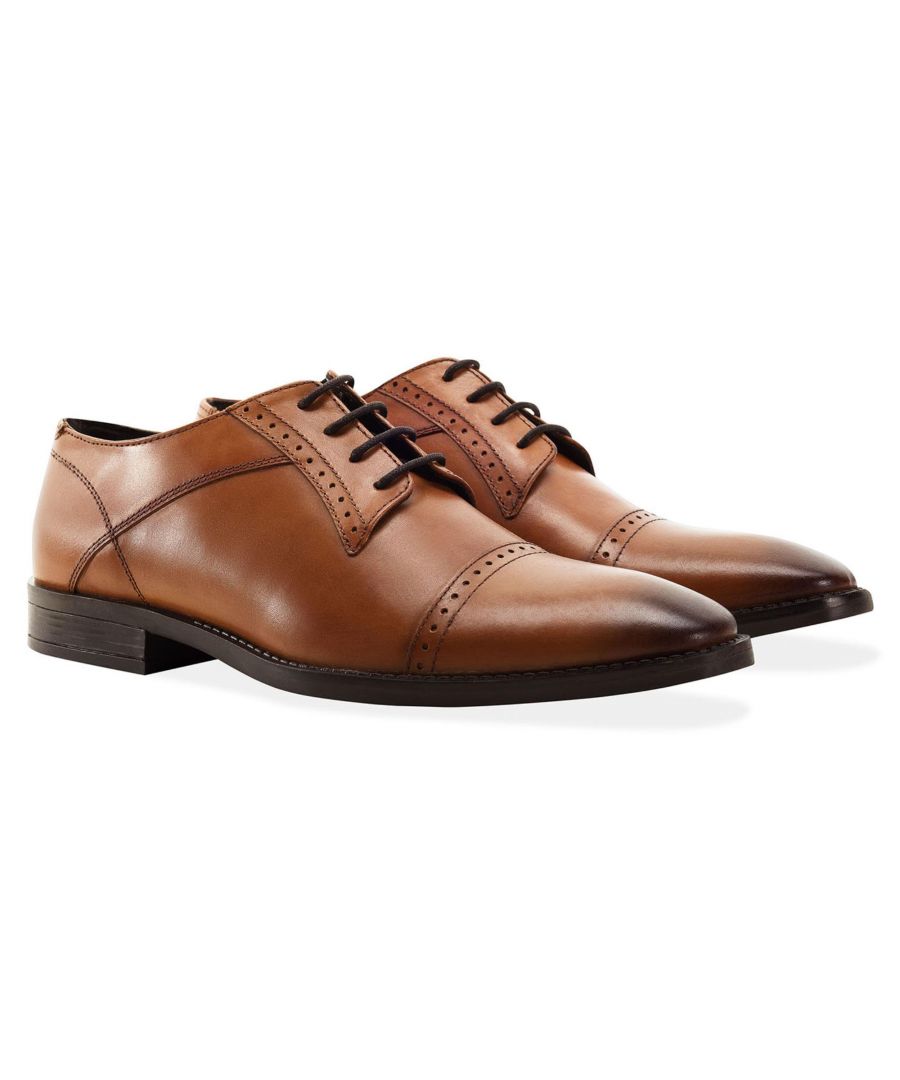 Image for Redfoot Raymond Tan Leather Derby Brogue