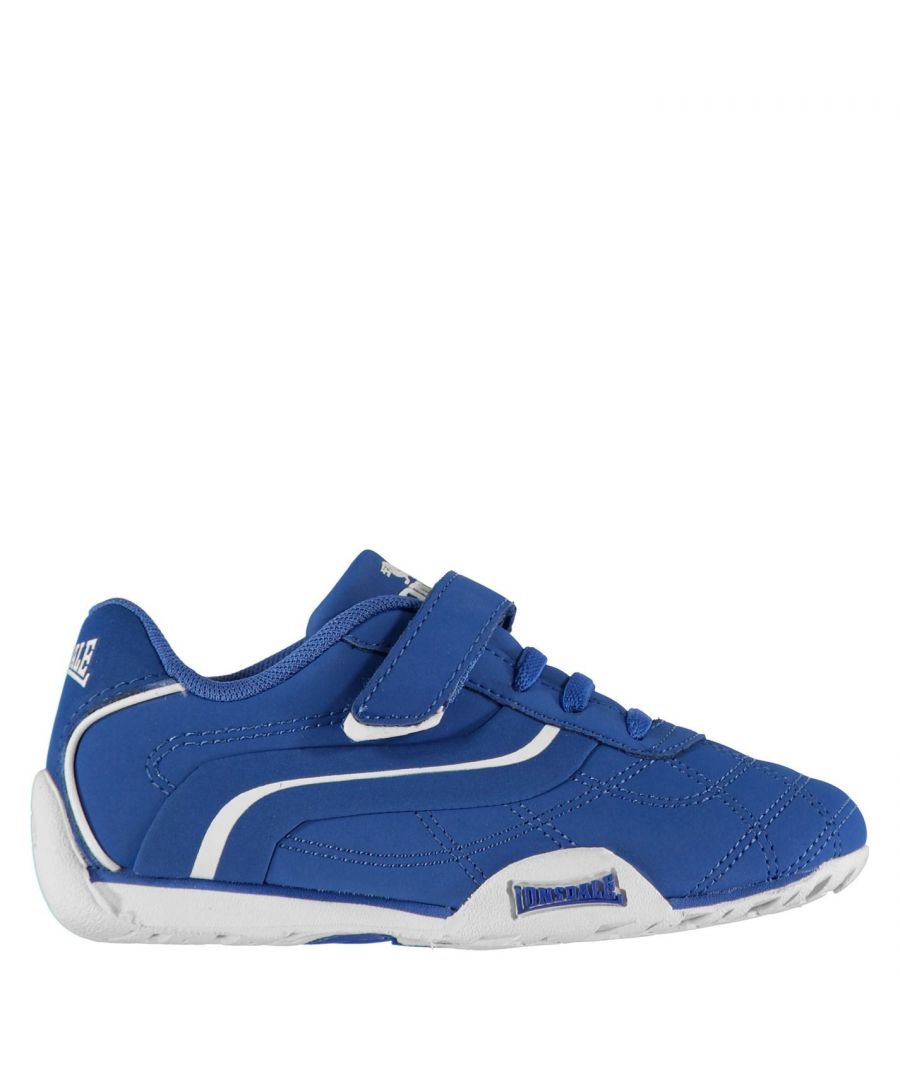 Image for Lonsdale Kids Camden Child Boys Trainers Lace Up Casual Sports Shoes Footwear