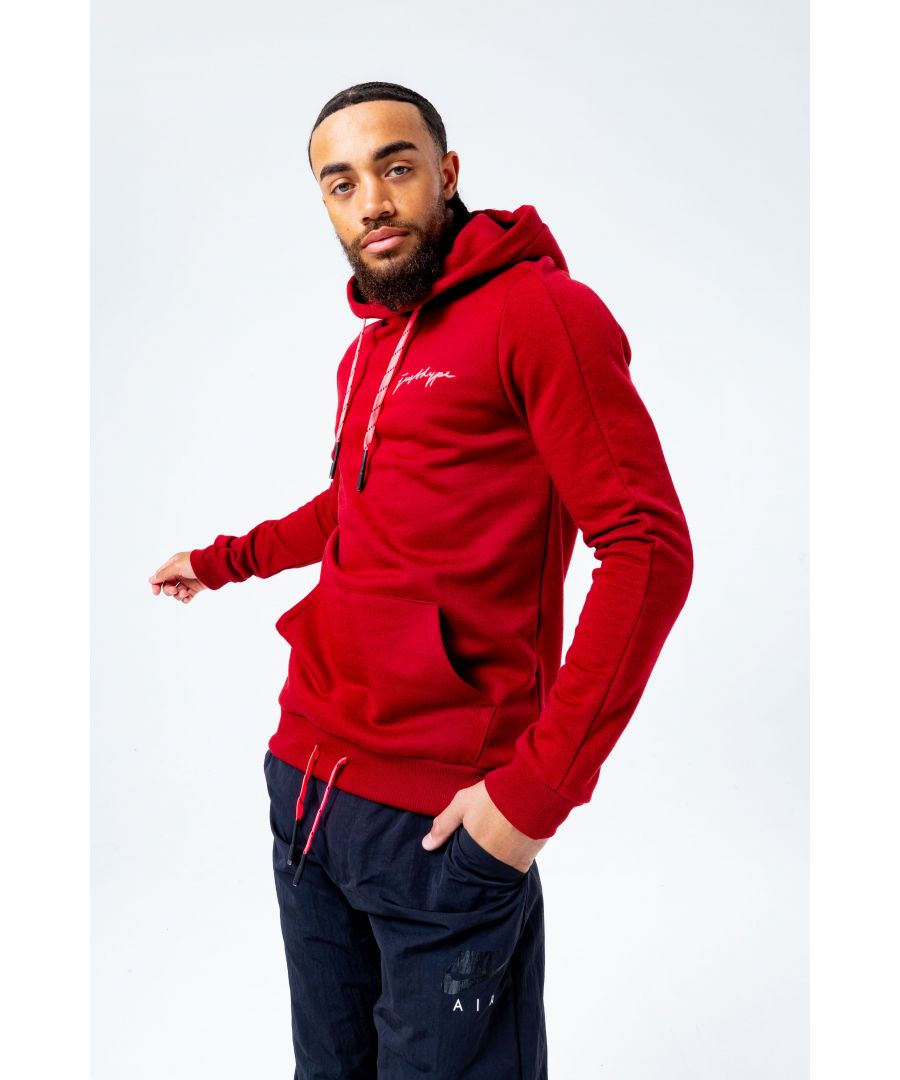 red designer sweatshirt