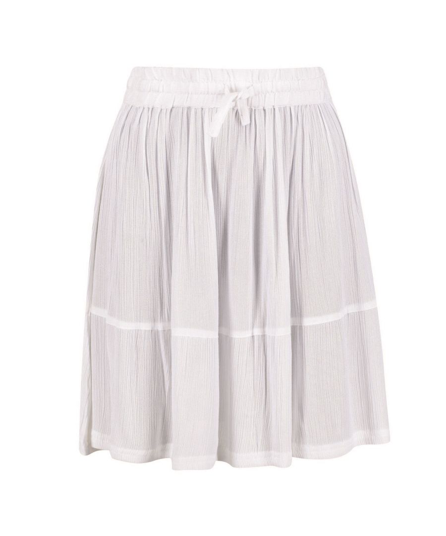 Image for Regatta Womens/Ladies Hansika Tiered Skirt (White)