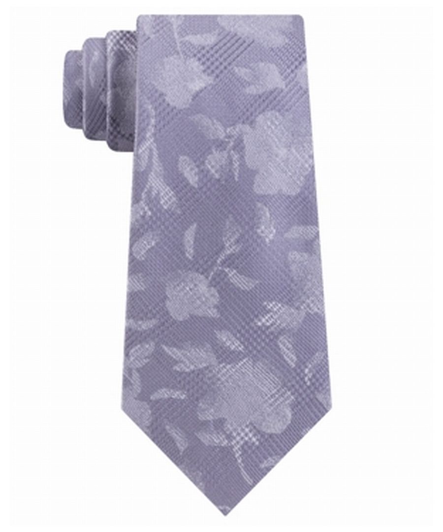 Color: Grays Pattern: Floral Type: Tie Width: Skinny (Material: Silk