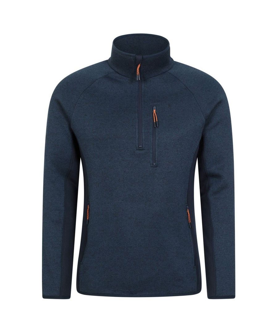 Mountain Warehouse Mens Treston Fleece Top (Navy) - Size 3XL