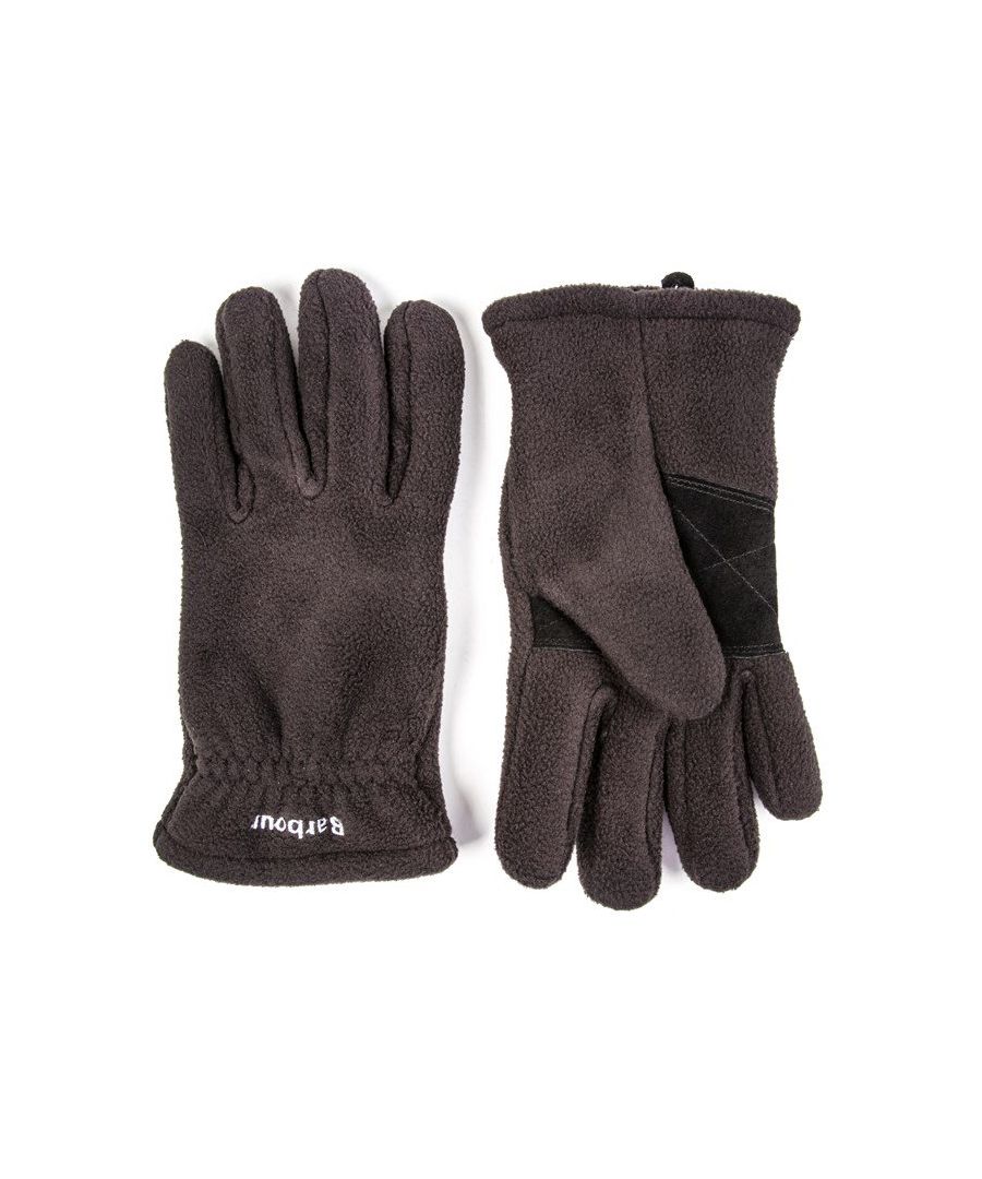 The Barbour Coalford Black Gloves Are Made From A Soft Fleece That's Ideal For Keeping Your Hands Warm And Cosy. They Feature Embroidered Barbour Branding, Padded Palms For Comfort And Grip And Are Available In Sizes Men's Medium And Men's Large.