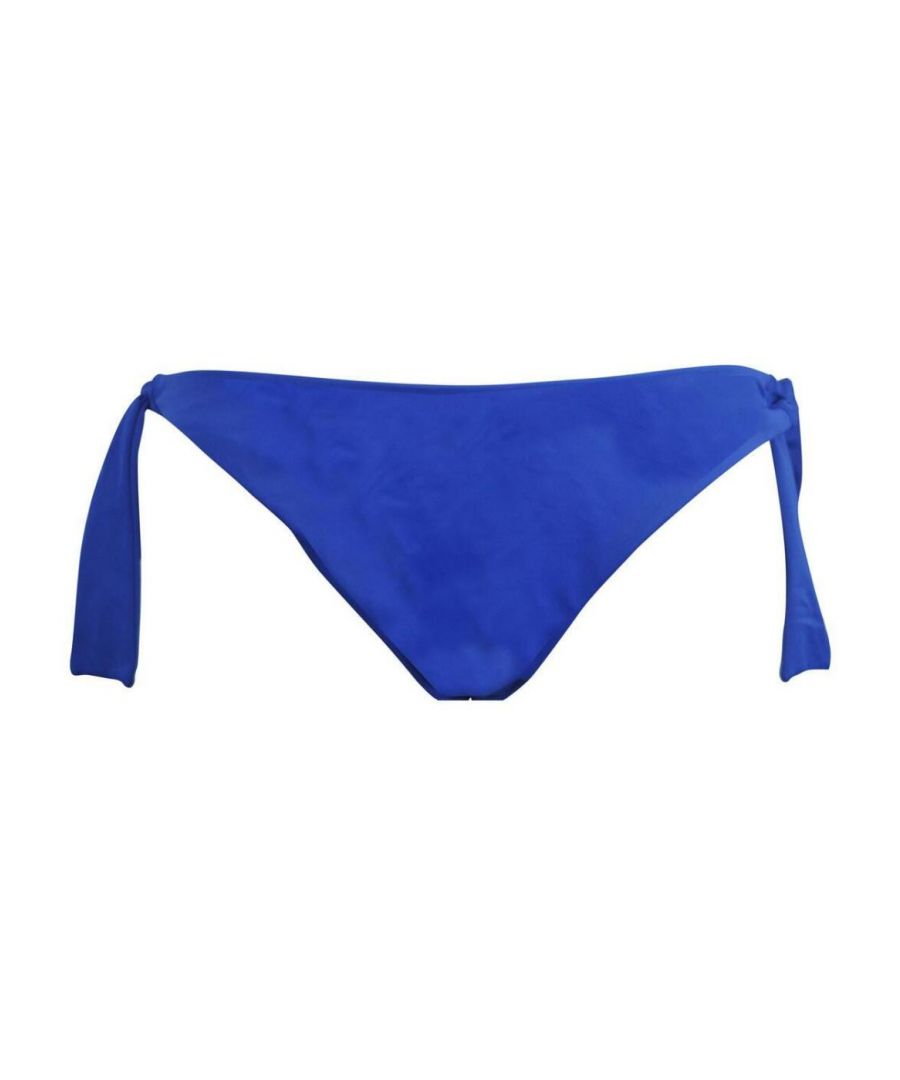 Pour Moi Womens 98004 Pool Party Brazilian Bikini Brief - Blue Elastane - Size 16 UK