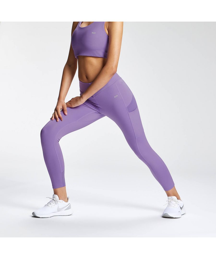 Introducing our NEW Tempo Repreve® leggings with 7/8 leg length. These leggings are optimised for high energy and impact interval and agility training.\n\nPart of a vibrant Tempo Collection you'll benefit from high interlock fabric, ensuring more confidence when undertaking squats and lunge based activities. The addition of zonal mesh ventilation ensures you'll stay cooler for longer.\n\nWith sustainability in mind these leggings are created with 83% Repreve® fibres, made from recycled plastic bottles, making them kinder to our planet.
