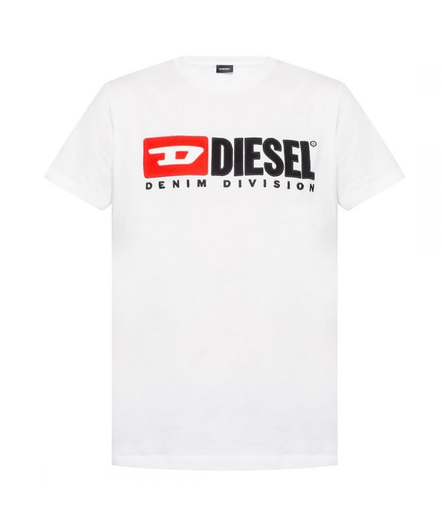 Image for Diesel T-Diego Division Logo T-Shirt - White
