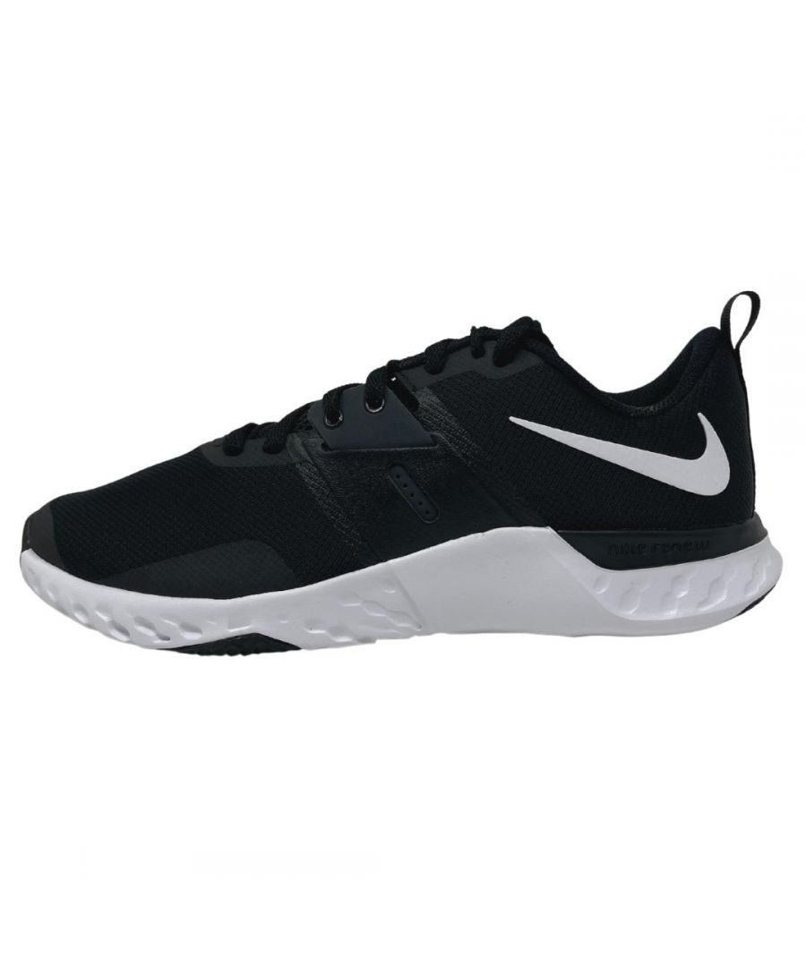 Nike Renew Retaliation TR AT1238 003 Black Trainers. Textile and Other Materials Upper, Synthetic Sole. Style: AT1238 003. Rubber Sole. Lace Fasten Trainers. Branded Badge On Side Of Shoe