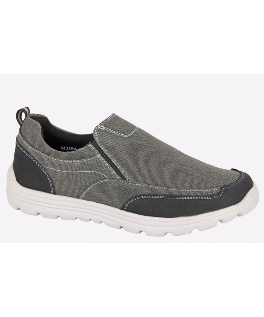 Dek Orpington Slip-On MEMORY FOAM Mens - Black - Size UK 7