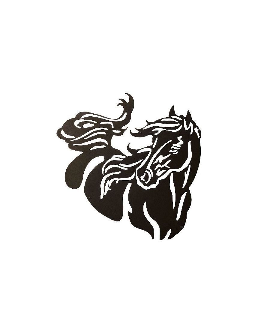 Image for HOMEMANIA Horse Wall Decoration, in Black