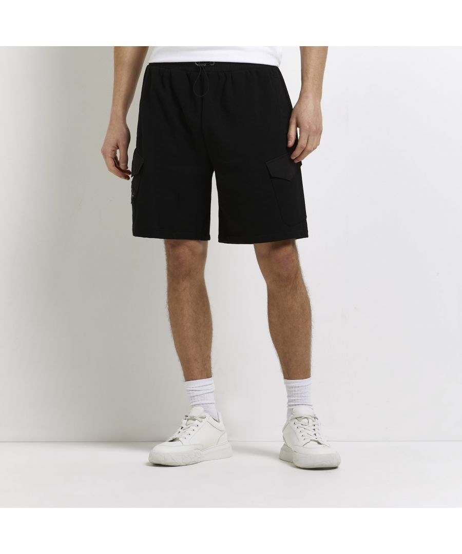 > Brand: River Island> Department: Men> Material: Cotton> Material Composition: 54% Cotton 46% Polyester> Style: Sweat> Size Type: Regular> Fit: Slim> Closure: Drawstring> Pattern: No Pattern> Occasion: Casual> Selection: Menswear> Season: SS22